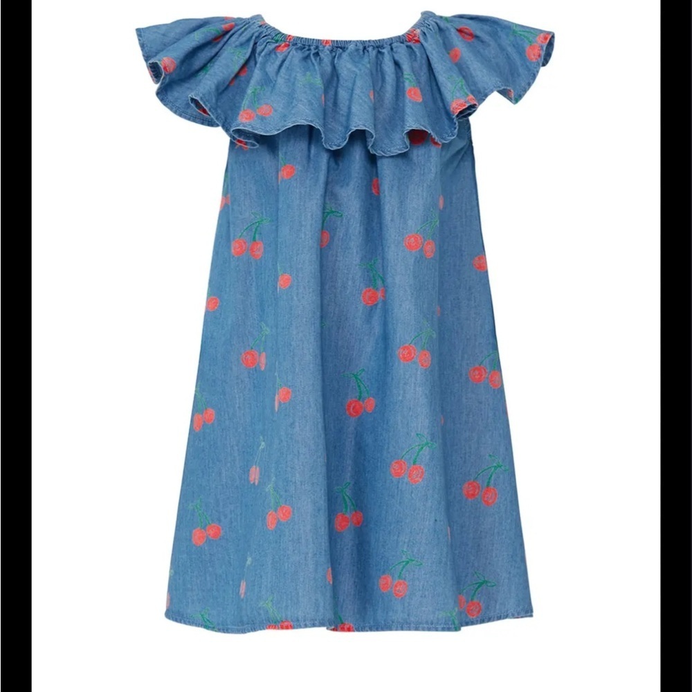 Stella McCartney Kids Cherry Chambray Dress